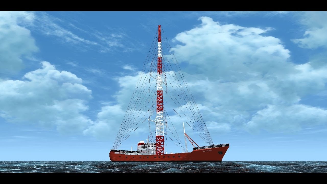 Radio Caroline's M.V.  Ross Revenge for Virtual Sailor and Vehicle Simulator!