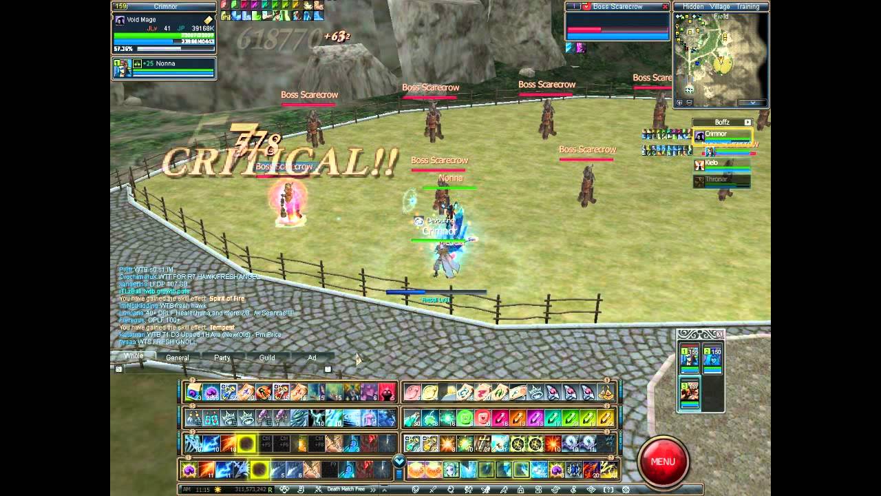 Rappelz - E7P3 - Void Mage Damage