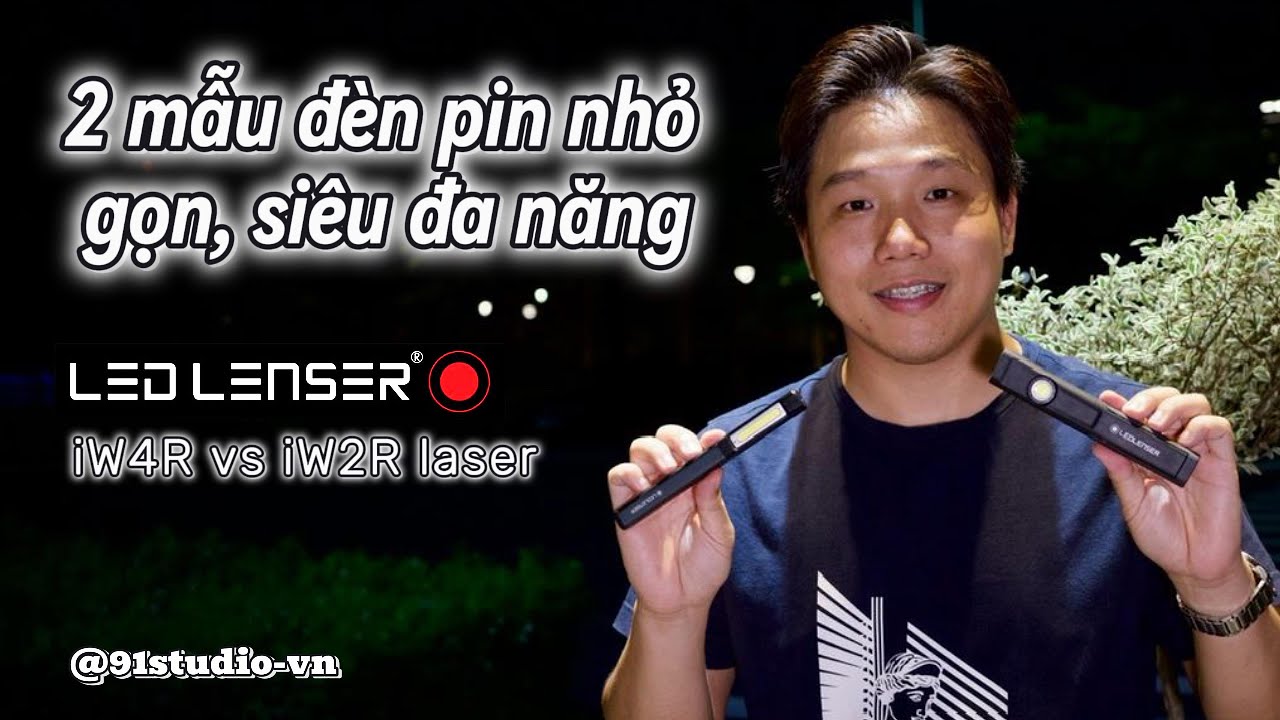 Đèn pin nhỏ gọn, siêu đa năng, hữu dụng và cần thiết cho mọi nhà từ Ledlenser: iW4R & iW2R laser