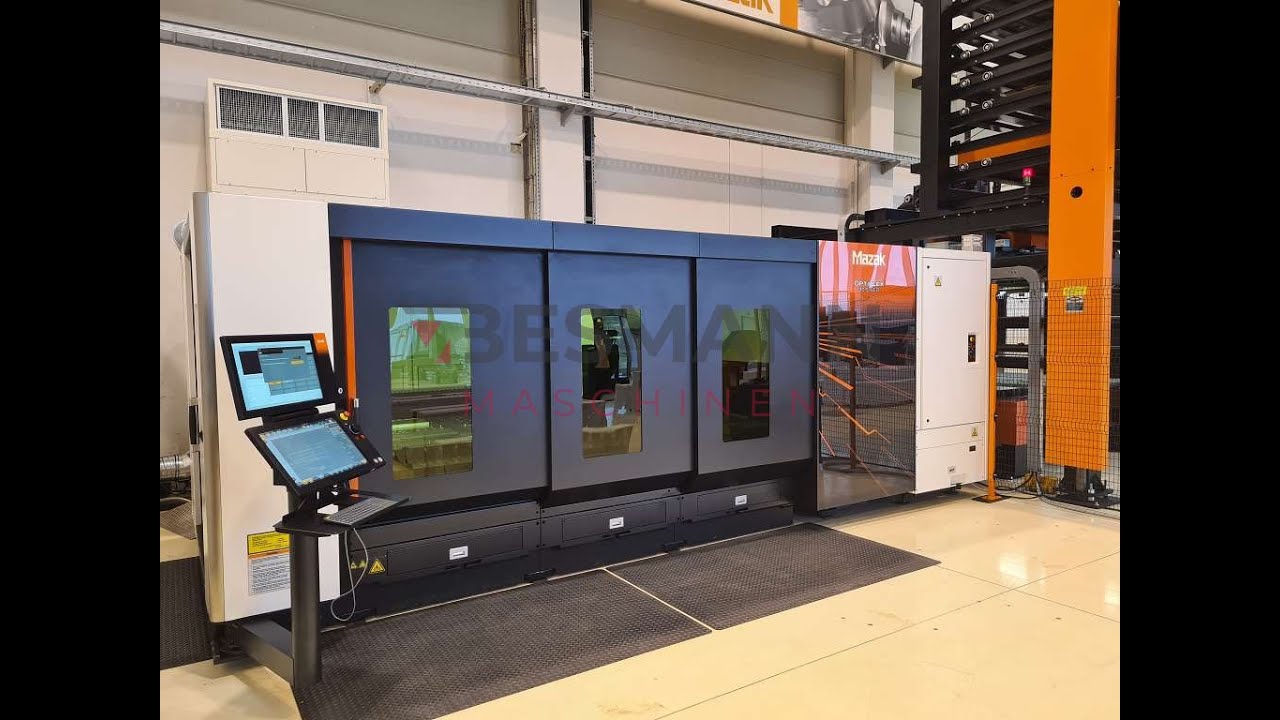 Mazak OPTIPLEX 3015 NEO 10kW Fiber Laserschneidmaschine  + CST 3015 Lagerturm