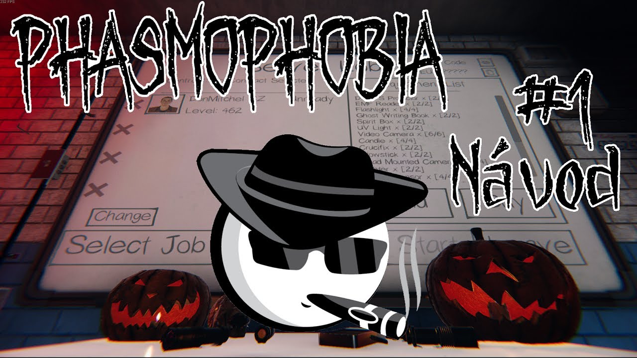 Phasmophobia návod - 1. část (Obtížnost, Duchové, Předměty...)