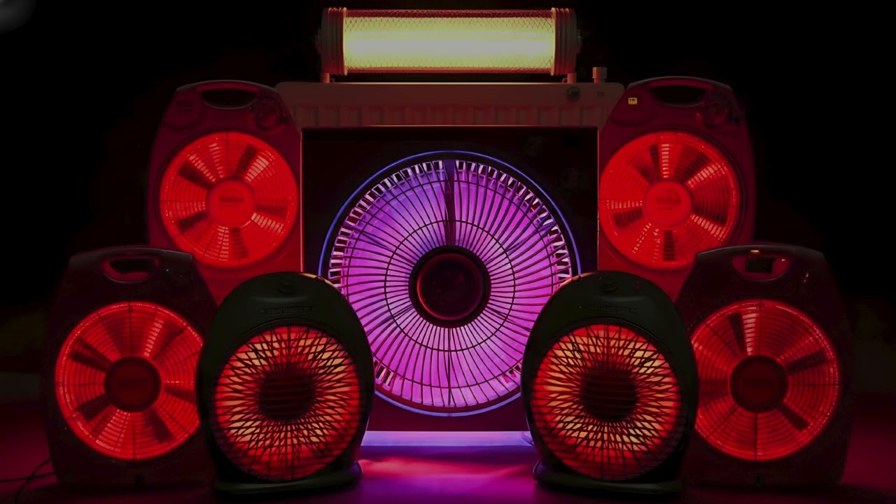 7 INTENSE Fan Heater Sounds with Loud Tube Noise to End Sleepless Nights Instantly | 528 Hz Healing