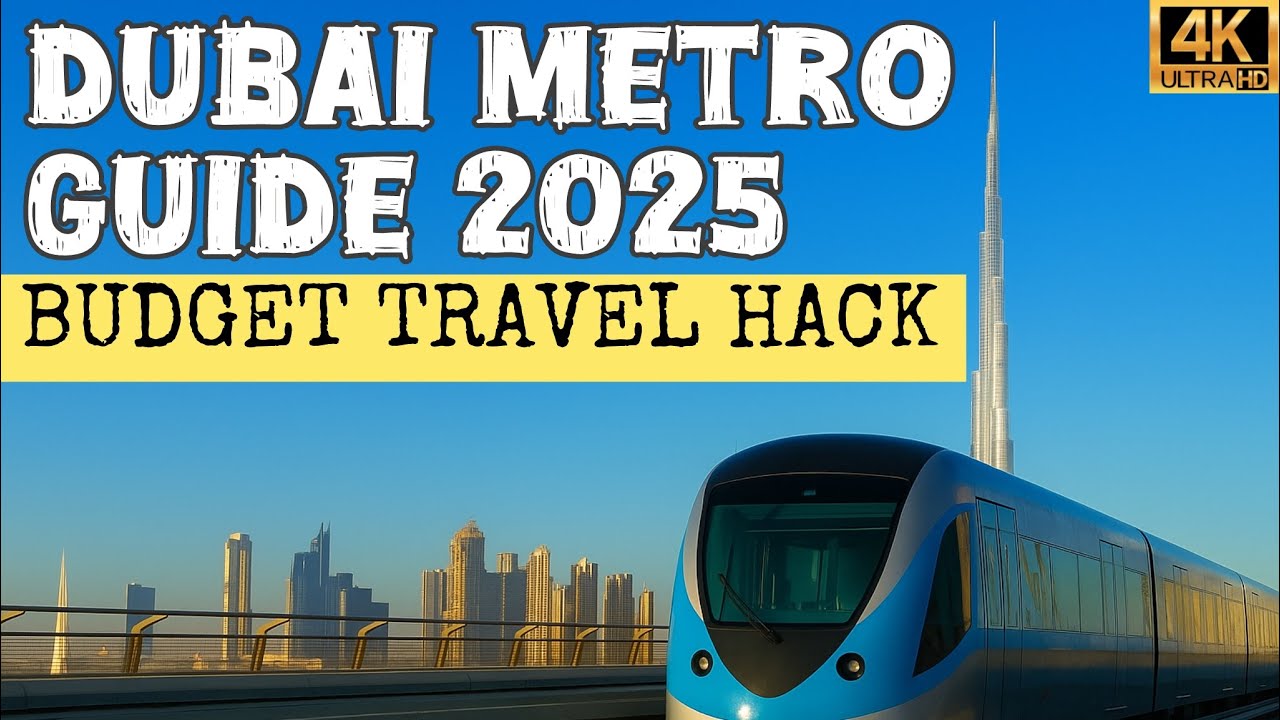 Dubai Metro Guide 2025 | Top Attractions You Can Visit on a Budget 🚇🇦🇪 | Budget Travel Hacks 