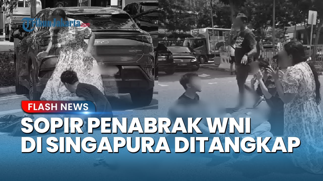 Tega! Sempat Salahkan Korban, Sopir Penabrak Bocah WNI hingga Tewas di Singapura Akhirnya Diringkus