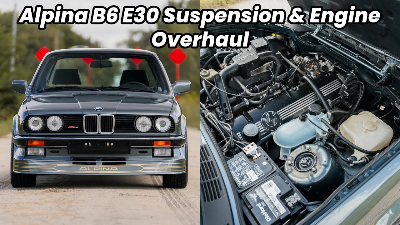 Механическая реставрация BMW Alpina B6 2.8 E30, часть 2 | Полный ремонт подвески и моторного отсека