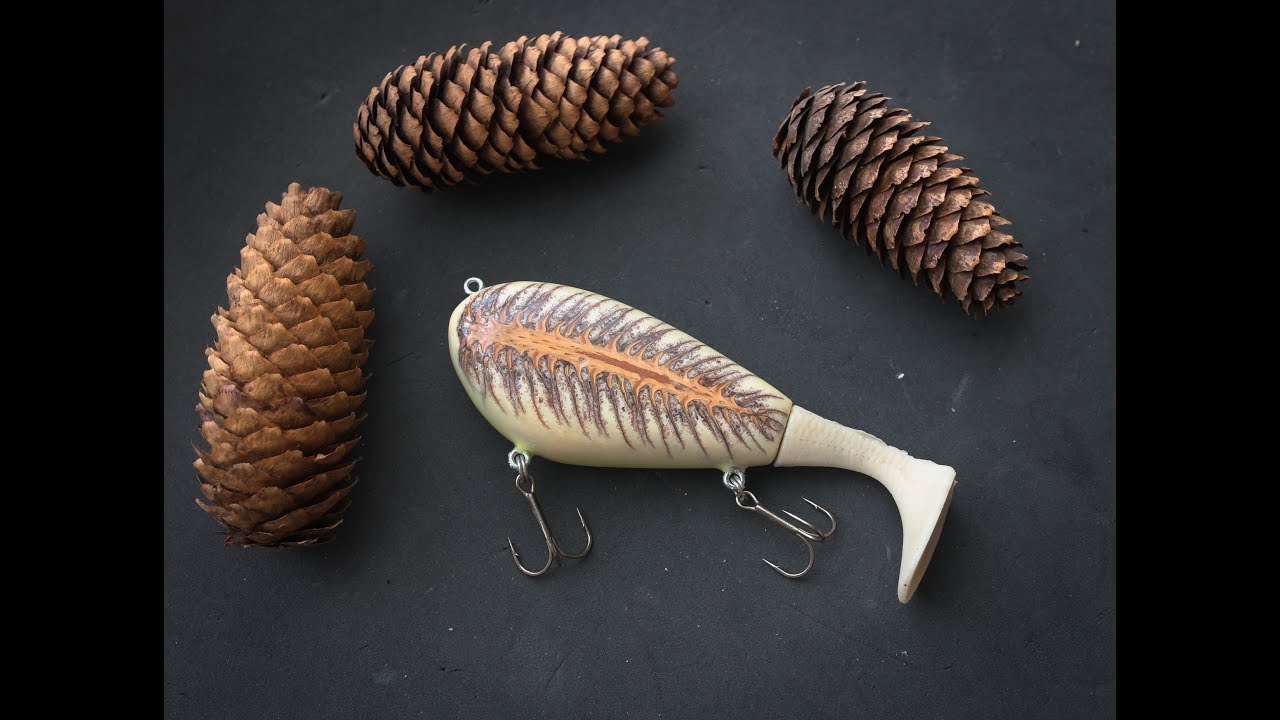 wacky experiment | a lure out of a spruce cone.
