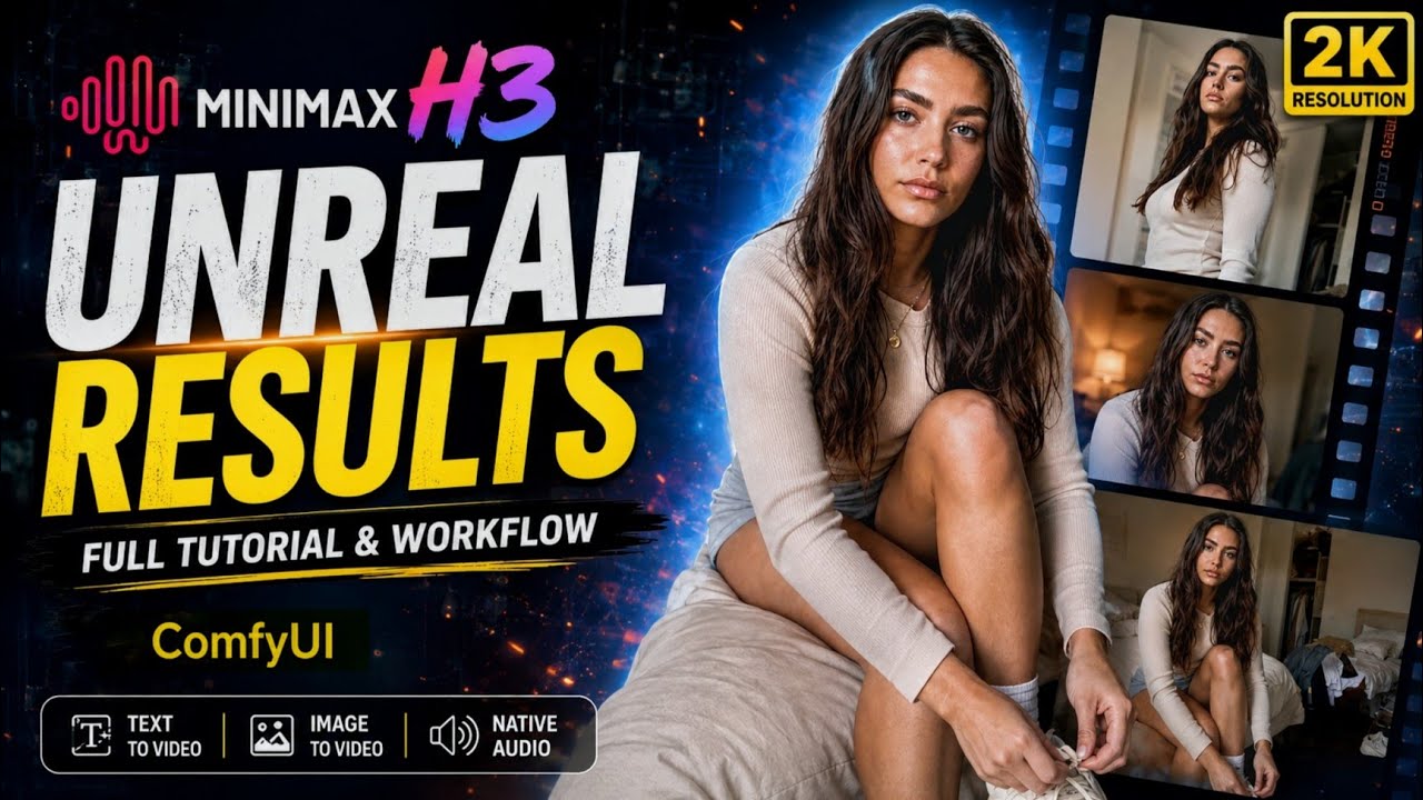 MiniMax H3 is Insane! 2K AI Video Model &ndash; Full Tutorial & Workflow | ComfyUI