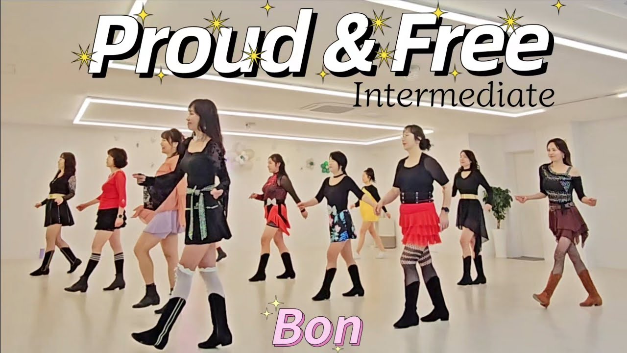 Proud & Free - Line Dance (Intermediate) 월화목 프라다반 10:20