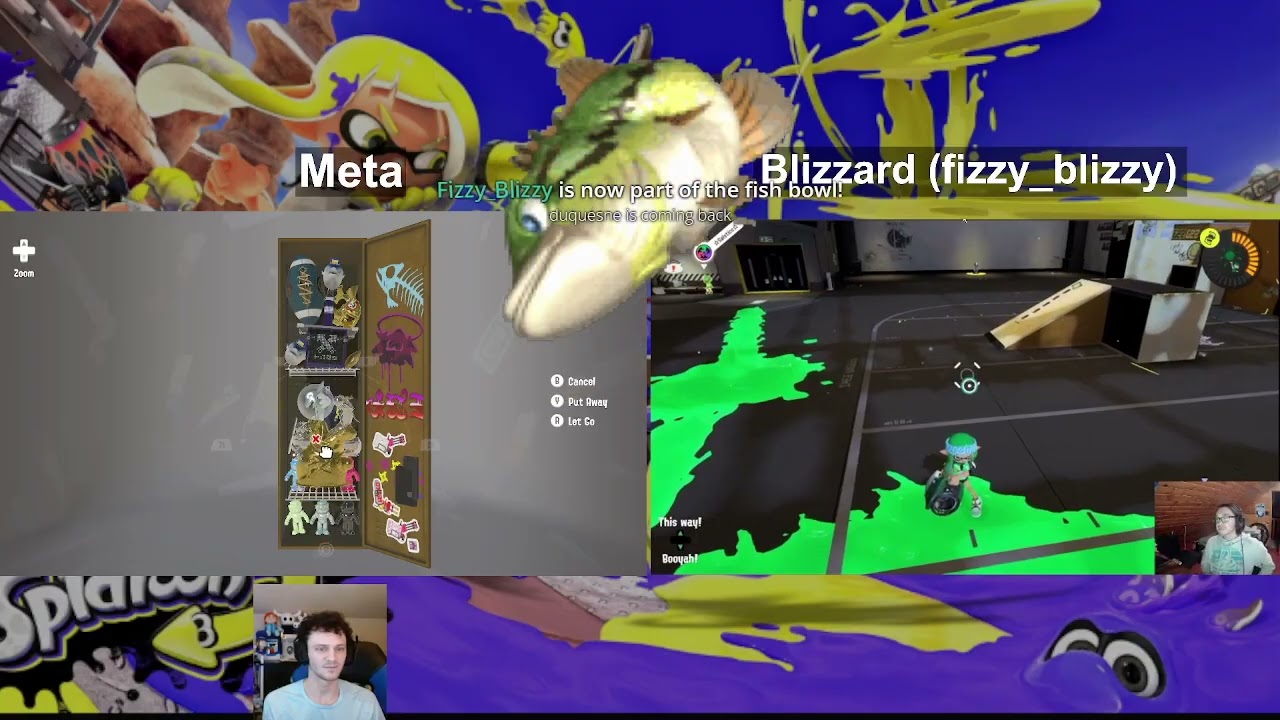 Splatoon 3 -Team Guitar for Splatfest 14 w/ Blizzard, Wheat, & Nick [Switch]