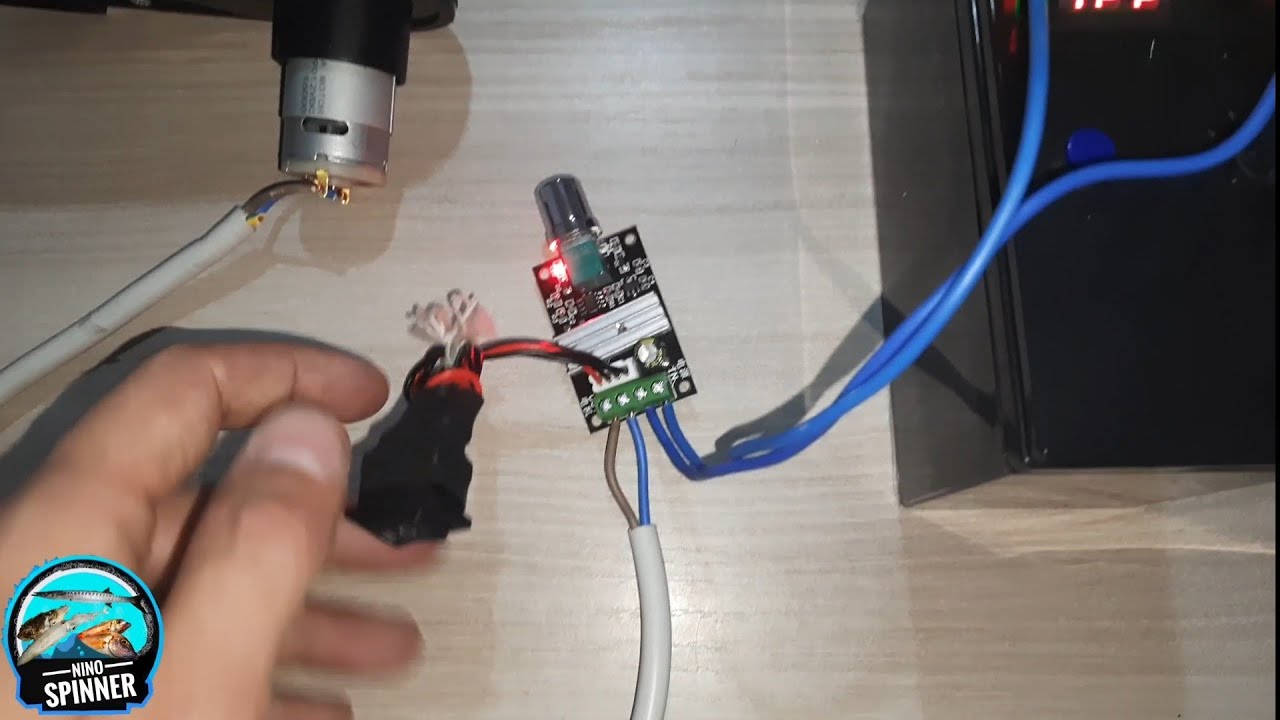Mulinello elettrico artigianale work in progress Bolentino profondo