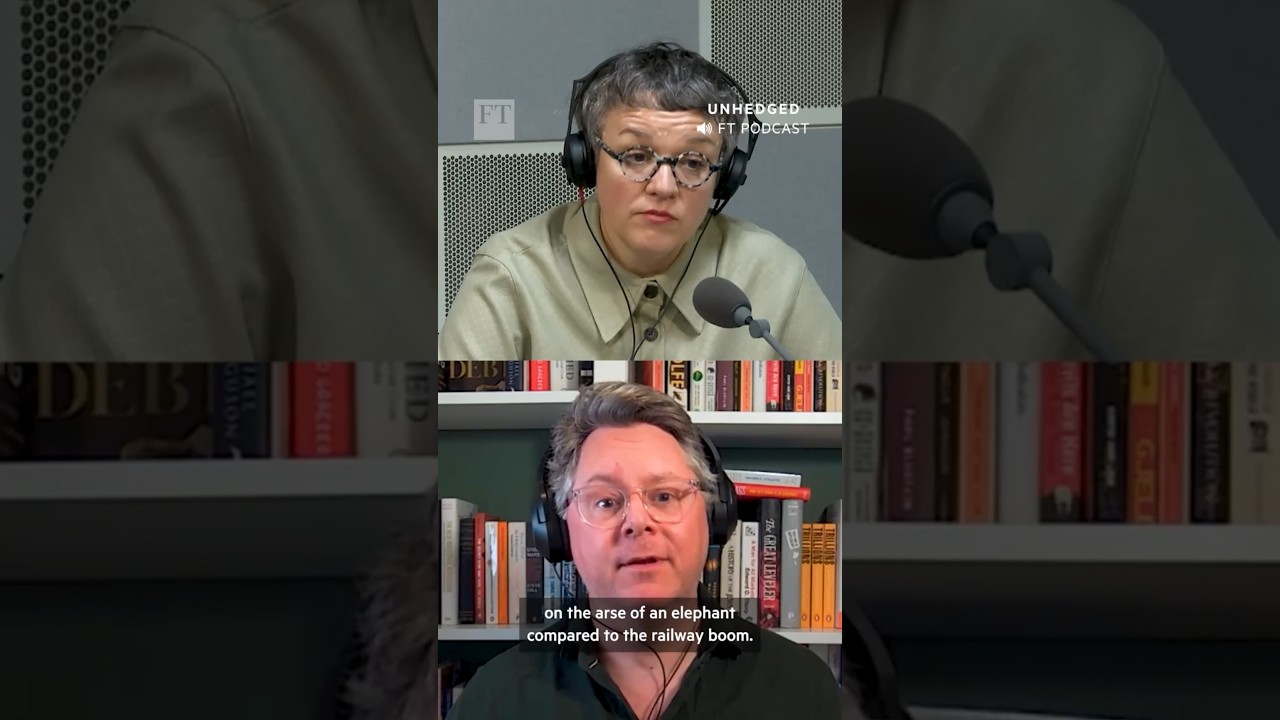 Акции ИИ &mdash; это новые &laquo;железнодорожные&raquo; облигации | FT #shorts
