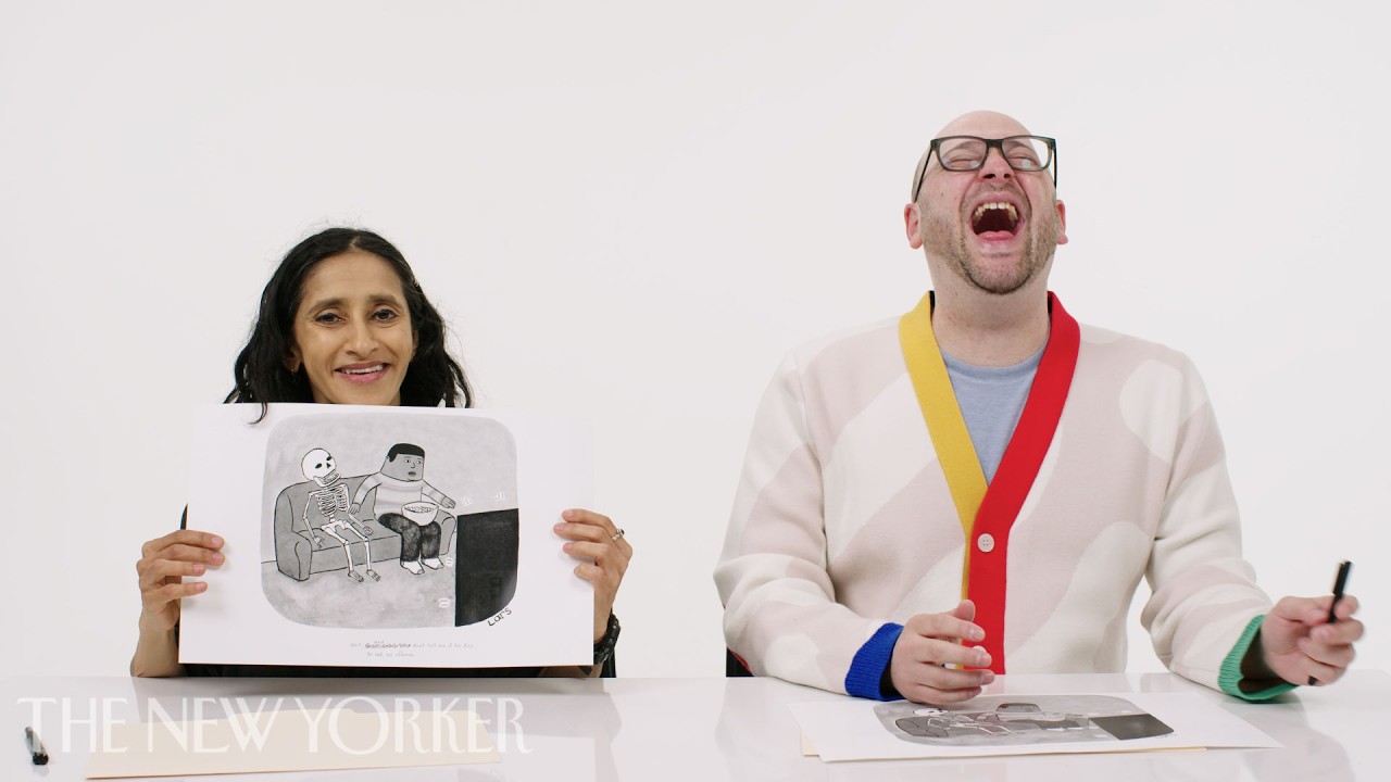 Aparna Nancherla and Josh Gondelman Enter the New Yorker Caption Contest | The New Yorker