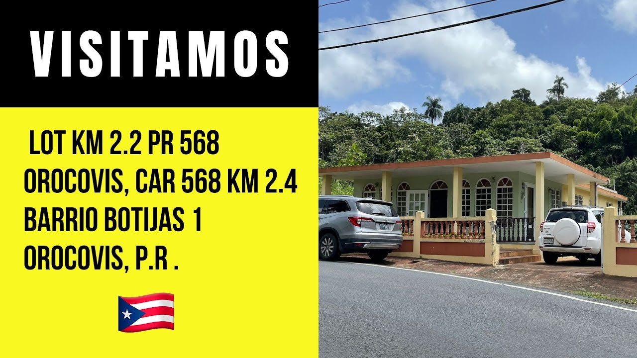 Visitamos una casita en el Barrio botijas, Orocovis,P.R