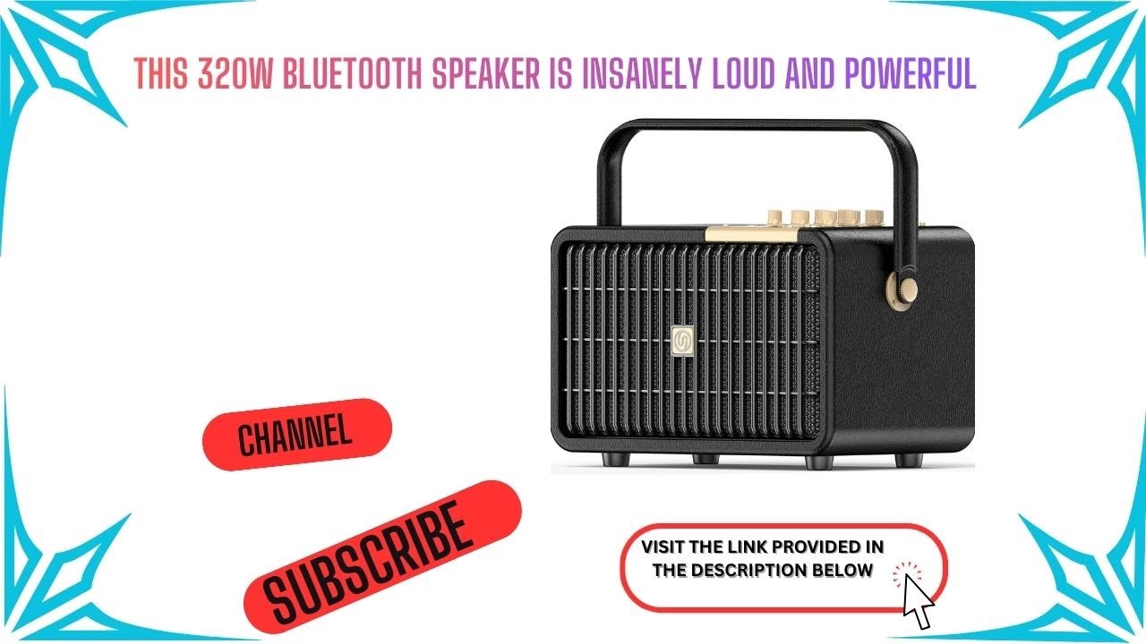 This 320W Bluetooth Speaker Is Insanely Loud and Powerful