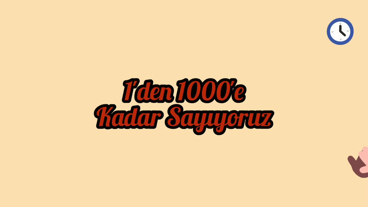 1'den 1000'e (10 Dakikada)