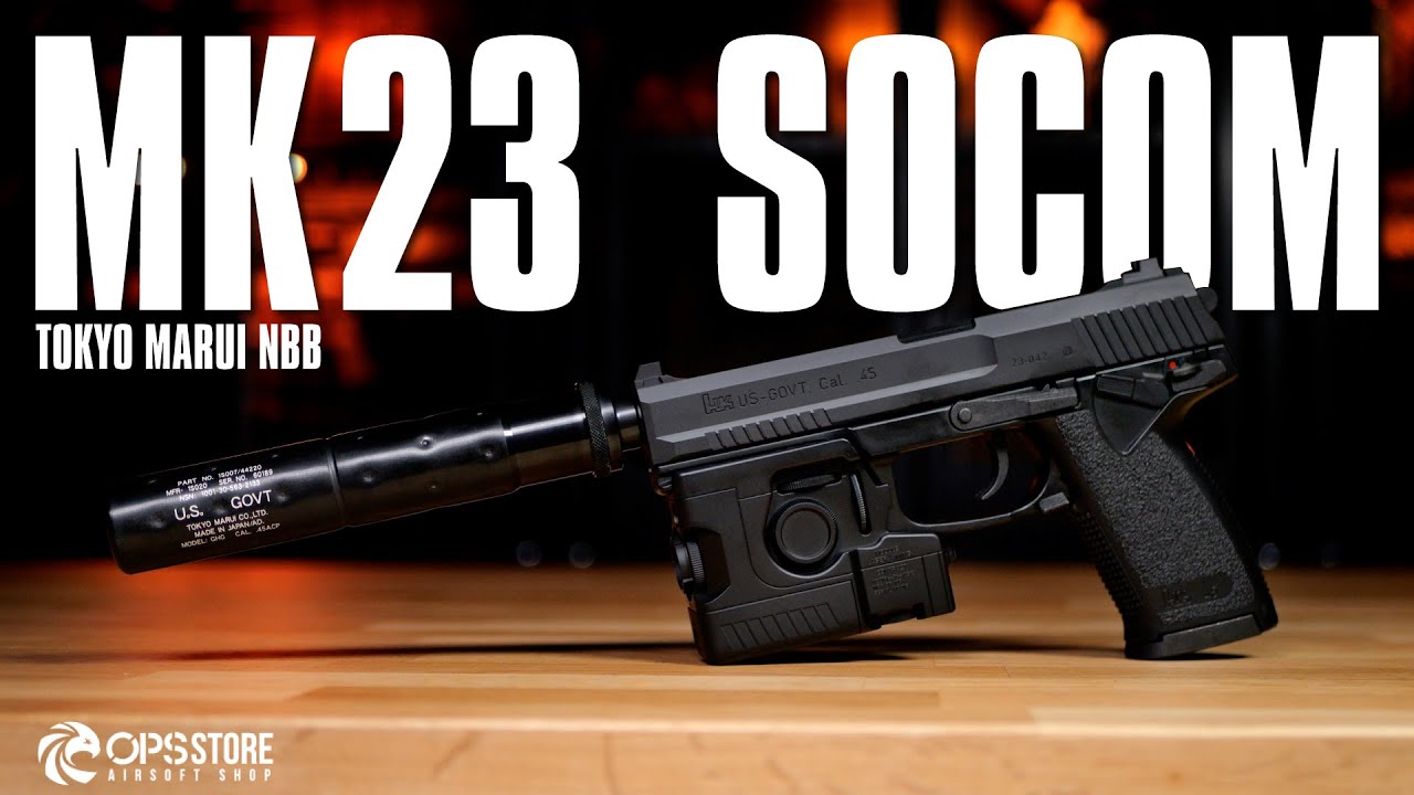 MK23 Tokyo Marui : La réplique la plus silencieuse  ?! [ENG SUB]