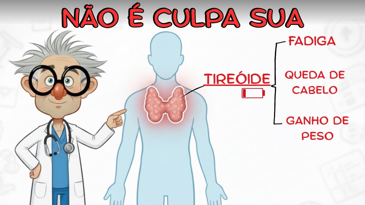 Sua Tireoide pede Socorro: 5 Sinais Silenciosos (Faça o Teste da Sobrancelha)