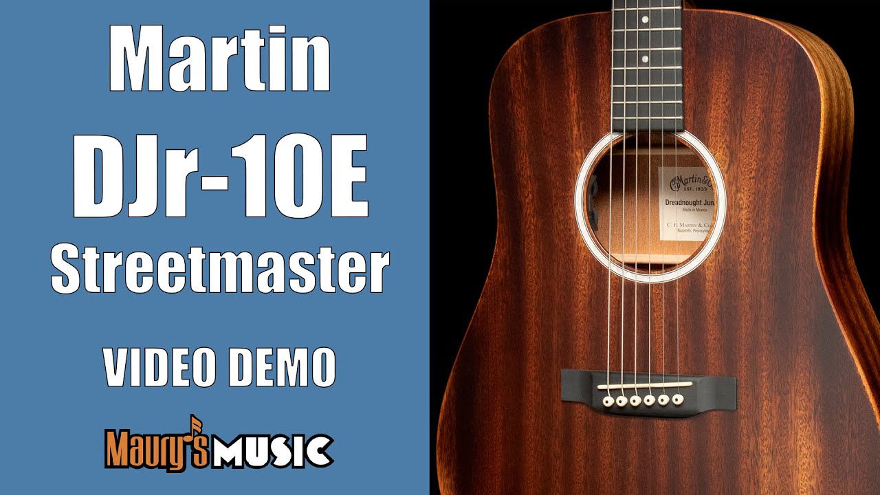 Martin DJr-10E Streetmaster Video Demo