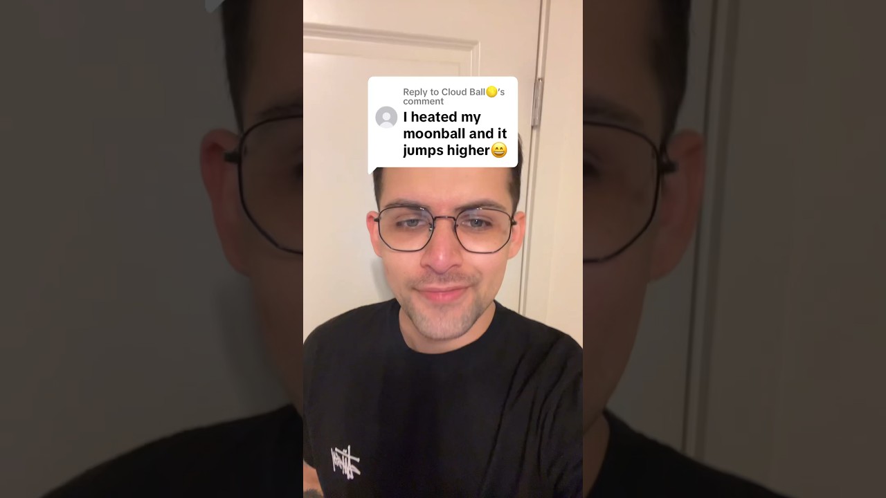 Heating your Moon Balls will indeed make them bounce higher 👀 #waboba #moonball #bouncyball