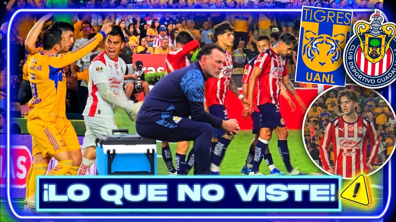 ⚠️ LOS ROSTROS DE CHIVAS AL CAER VS TIGRES: El Coraje de Tala; Milito y la hielera en el Volc&aacute;n