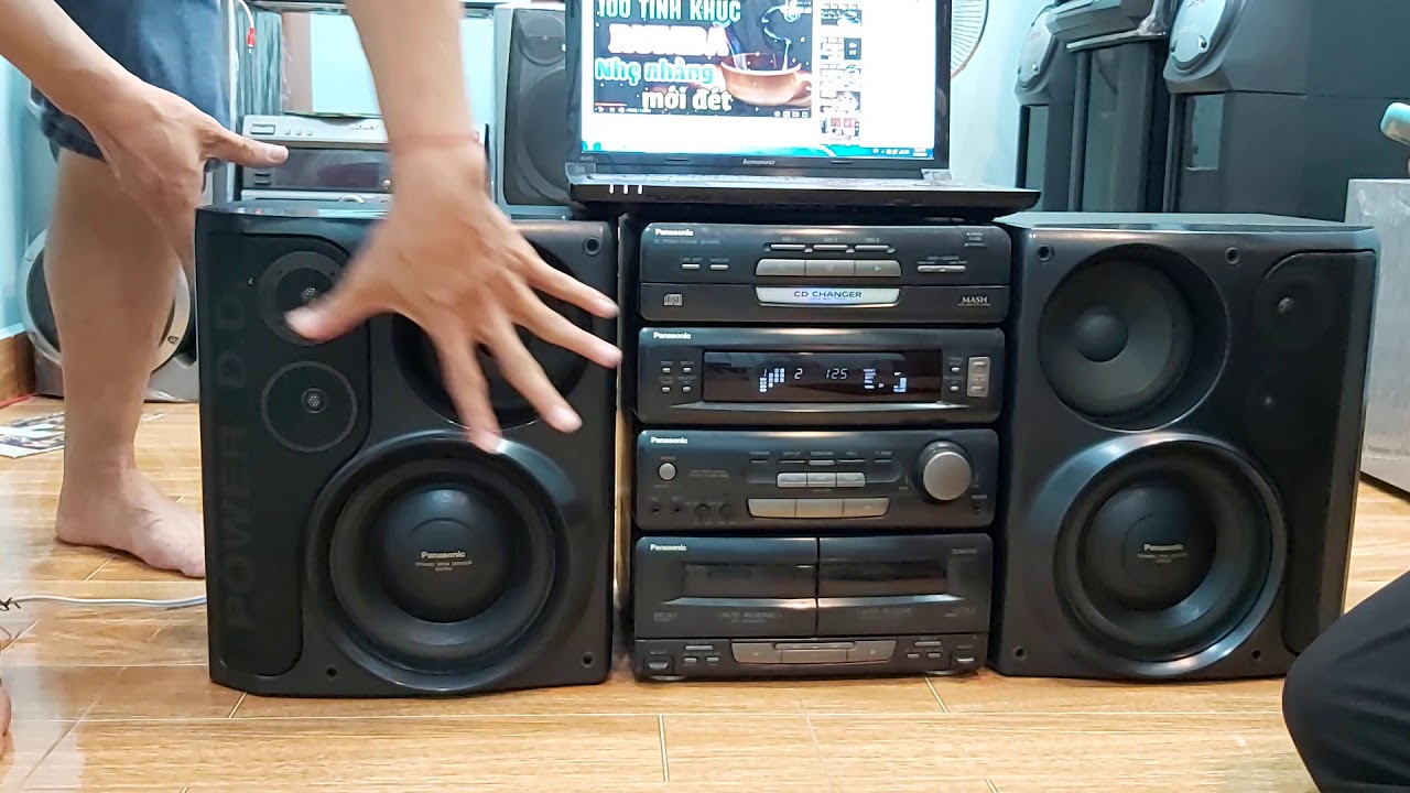 Da ban Panasonic CH73 2 cặp loa chà bá Bass đôi oánh chắc nịch lun LH 0938484360