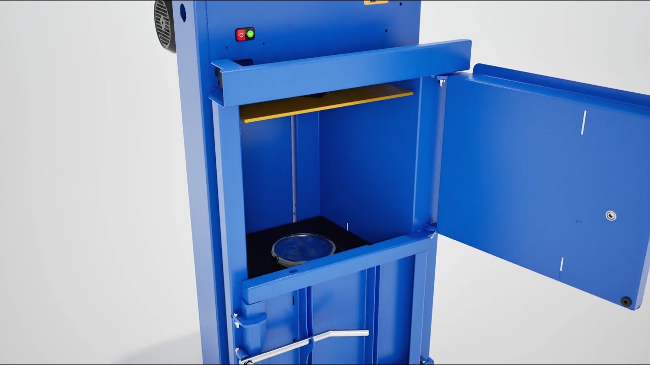 MACFAB 40 Baler with Can insert