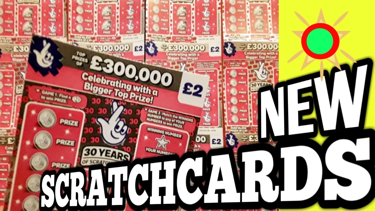 NEW SCRATCHCARDS..CELEBRATING  30 YEARS OF CARDS 
