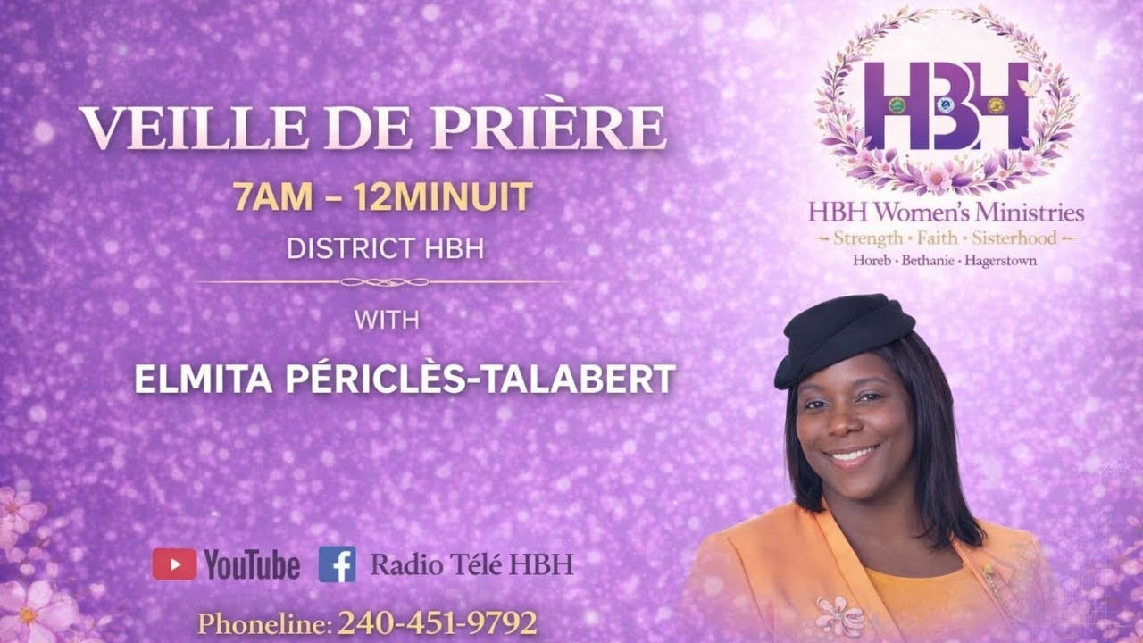 FEMMES EN MISSION | VEILLE DE PRIERE 7AM-12MINUTI | ELMITA TALABERT-PERICLES