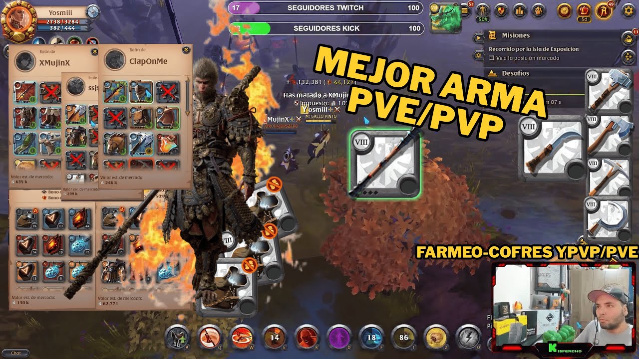 Tarde de FARMEO, COFRES AVALONIANOS & PVP Sesión#1 de esta forma GANO MILLONES