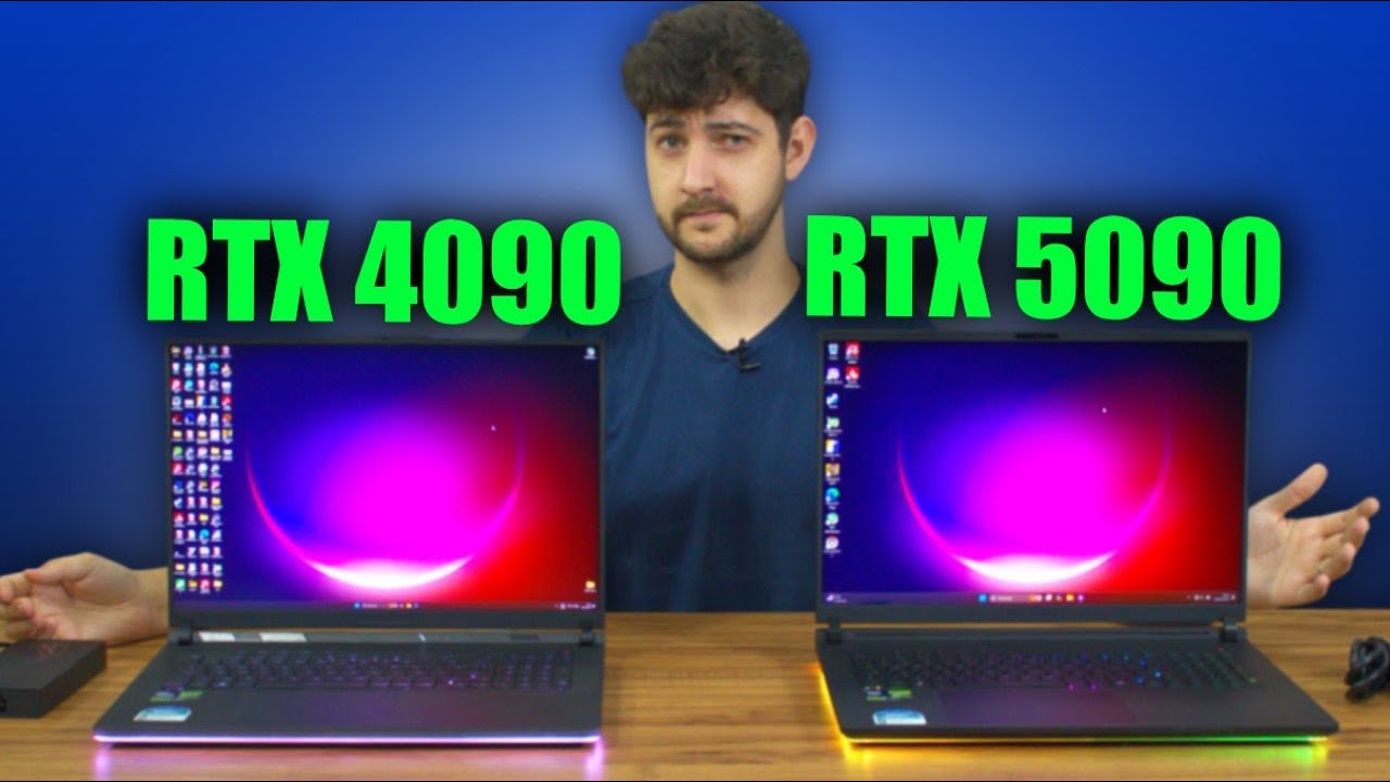 RTX 5090 VS 4090 DE NOTEBOOK, EVOLUIU MESMO?