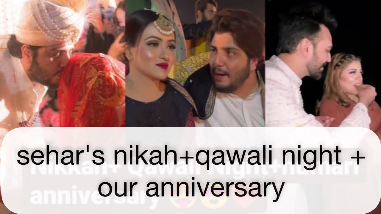sehar hayat and sami nikah complete vlog  😍| dr madiha ahsan