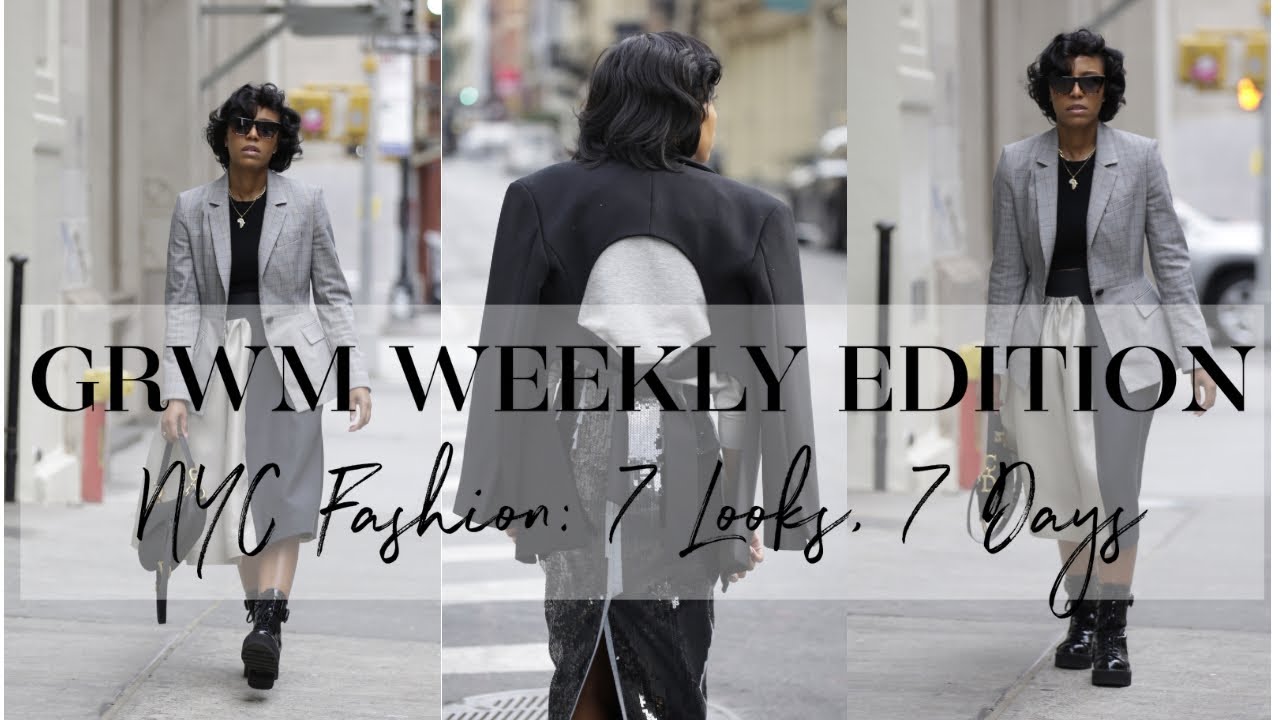 GRWM WEEKLY EDITION: 7 Looks For 7 Days // NYC Fashion Inspo | SimplyShannah