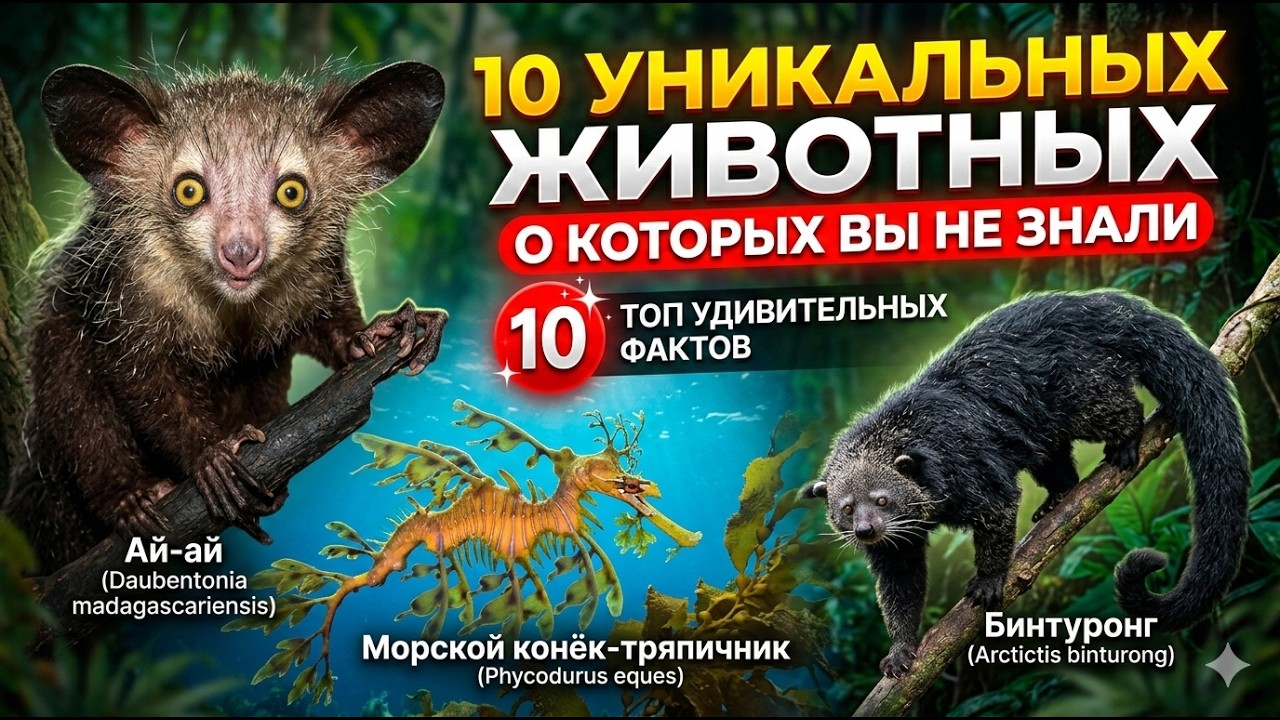 Вы не поверите, что эти 10 животных реально существуют