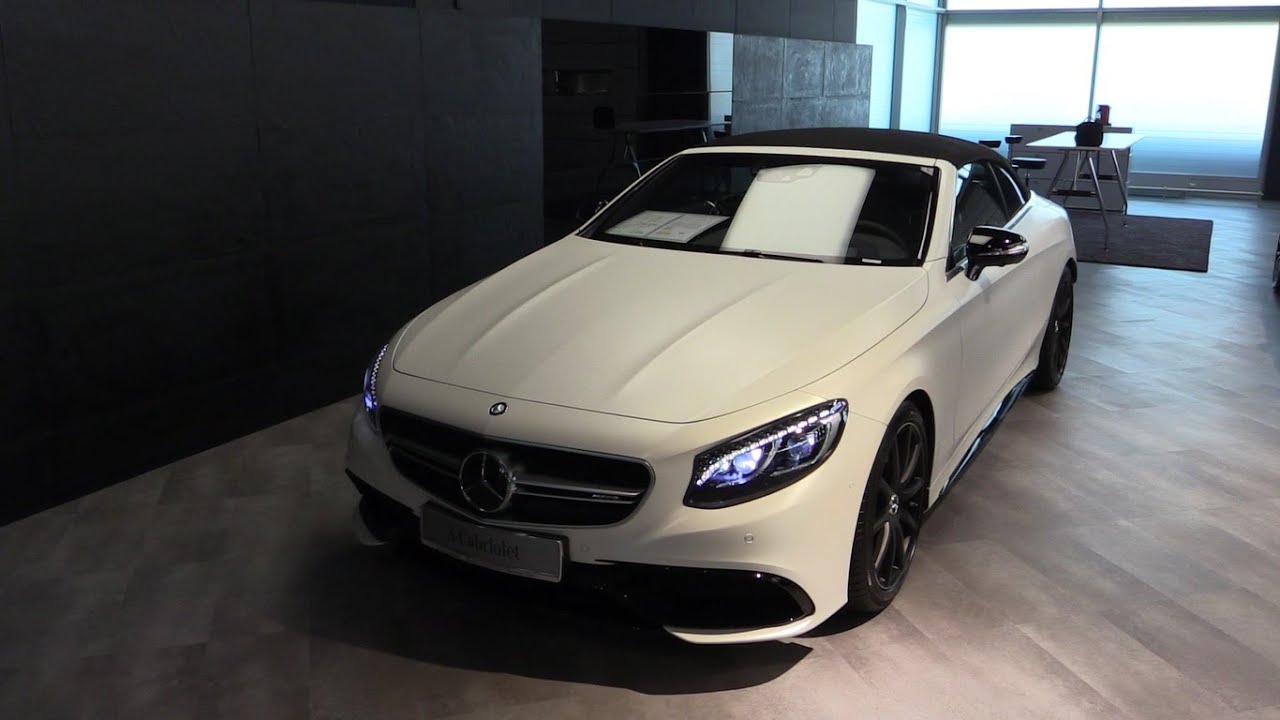 Mercedes-Benz S63 AMG Cabriolet 2017 Exhaust Sound, In Depth Review Interior Exterior