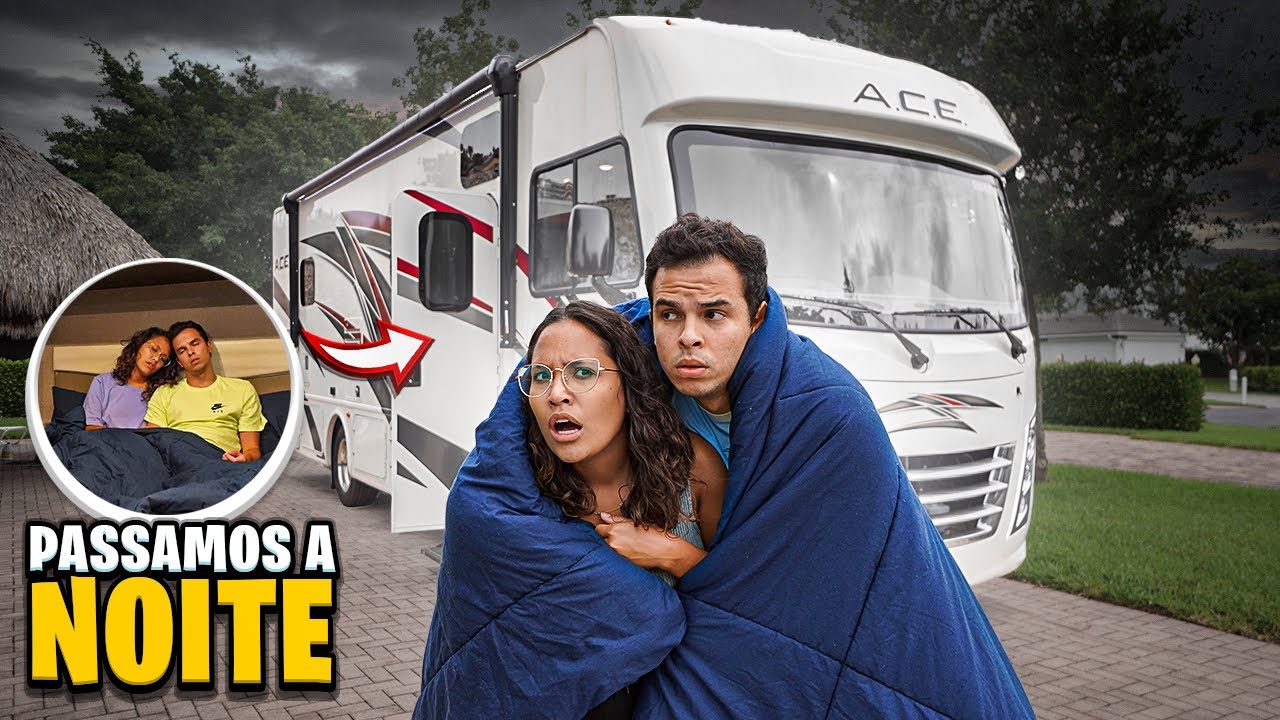 PASSAMOS A NOITE NO MOTORHOME E COISAS BIZARRAS ACONTECERAM!