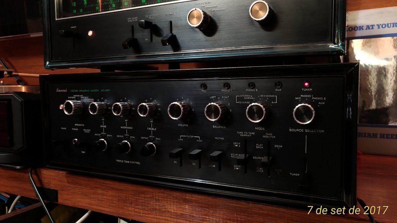 Overview Sansui AU-999 com upgrades audiophile grade