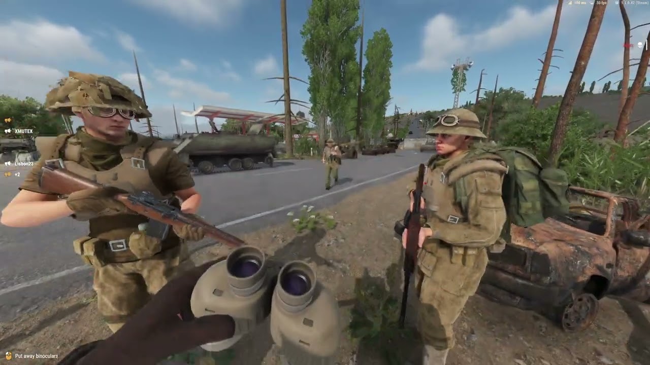 ARMA Reforger Fallout 2280 Gameplay - NCR checkpoint ambushed from all sides