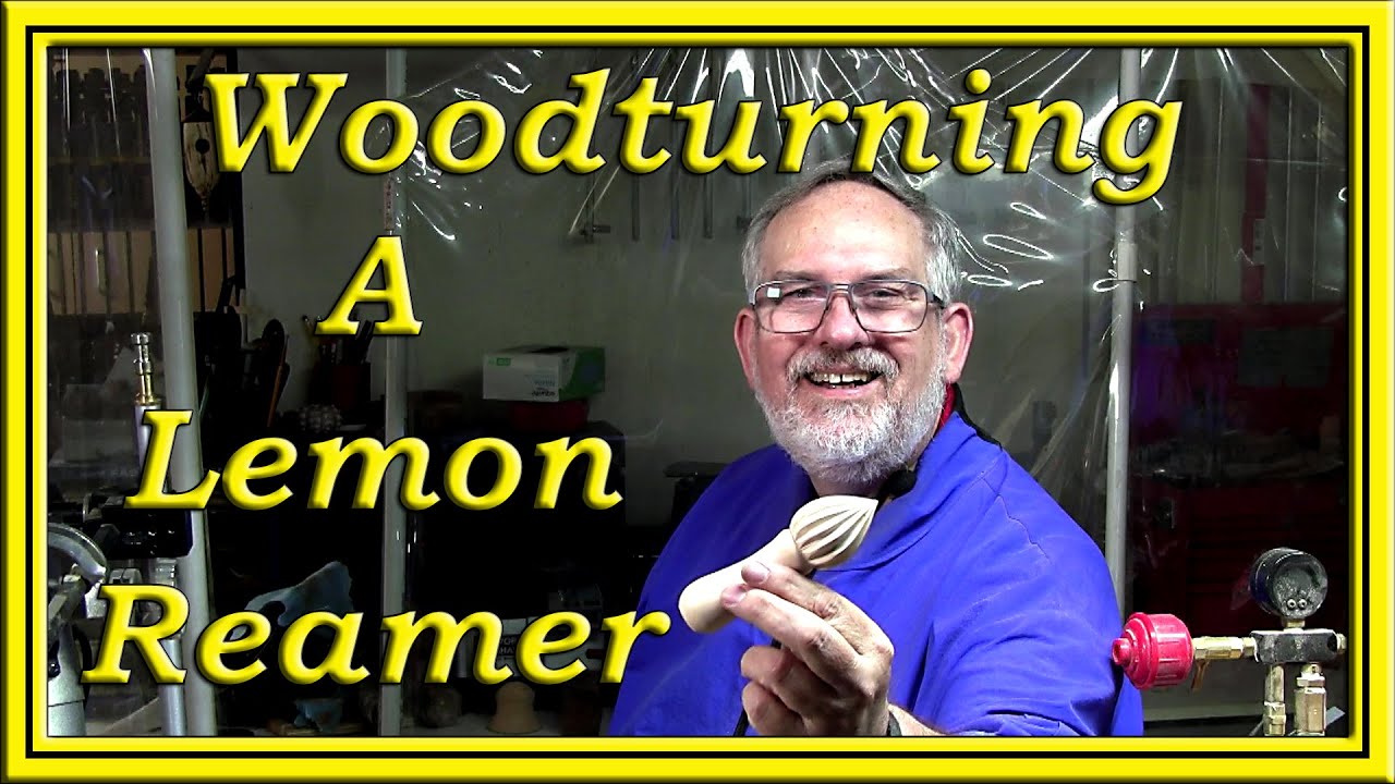 Woodturning a Lemon Reamer/Juicer. By Dean's Woodworking #woodturning #woodturningforbeginners