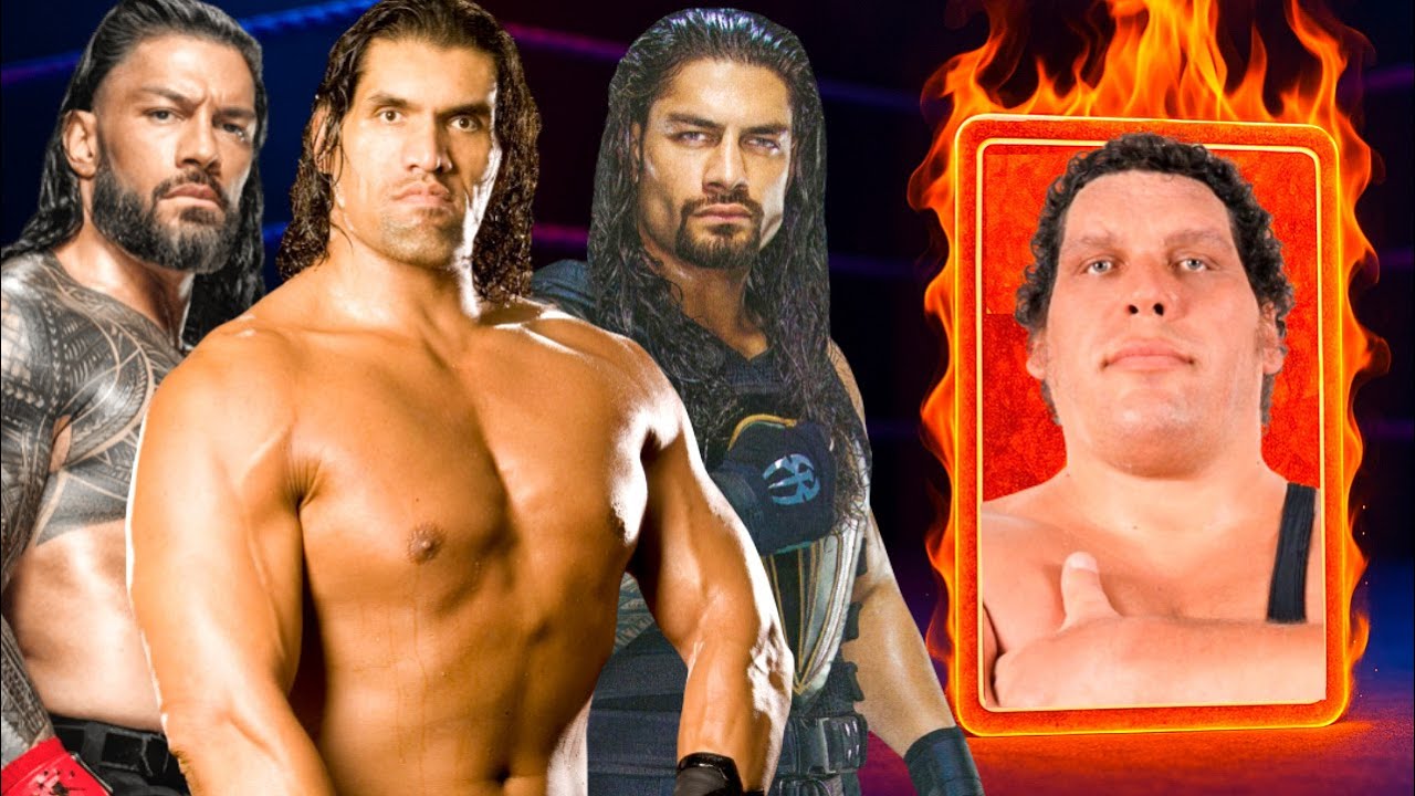 The Great Khali The OTC Roman Reigns Vs Team Andre The Giant WWE 2K25 #10