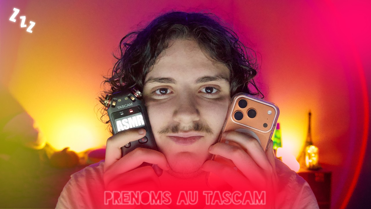 ASMR FR | Vos PRÉNOMS au Tascam = une tonne de frissons ! 🏷️🫨