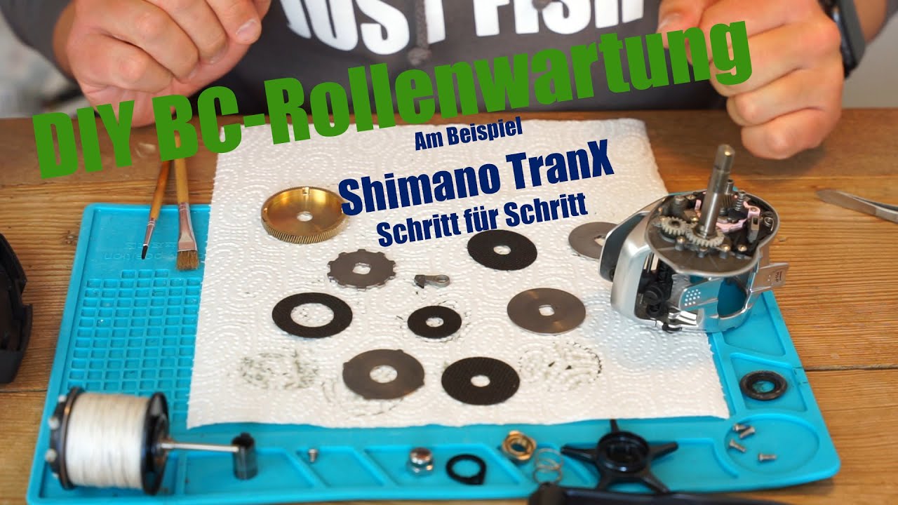 So kannst DU deine Baitcast-Rolle selbst warten - Schritt für Schritt | Shimano TranX 301/ 401