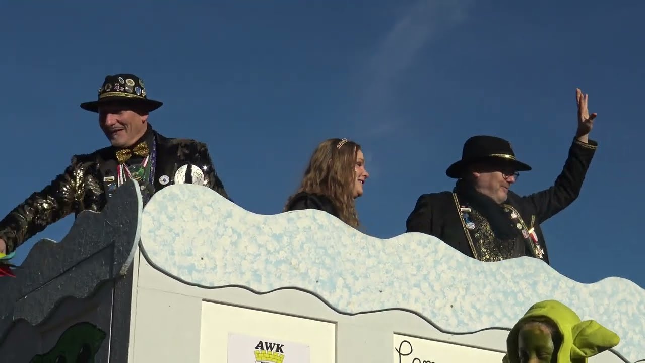 Rosenmontagsumzug der Foaset in Fulda 2025 - Die Aschenberger Wolkenkratzer AWK