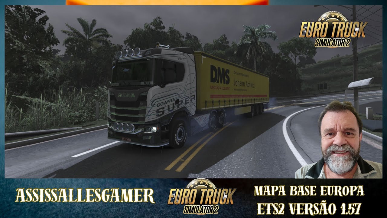COMBOIO MAPA BASE EUROPA SERVIDOR TRUCKERS MP* ETS2 1.57 *💬COMENTA AÍ DE ONDE VC ESTÁ ASSISTINDO!