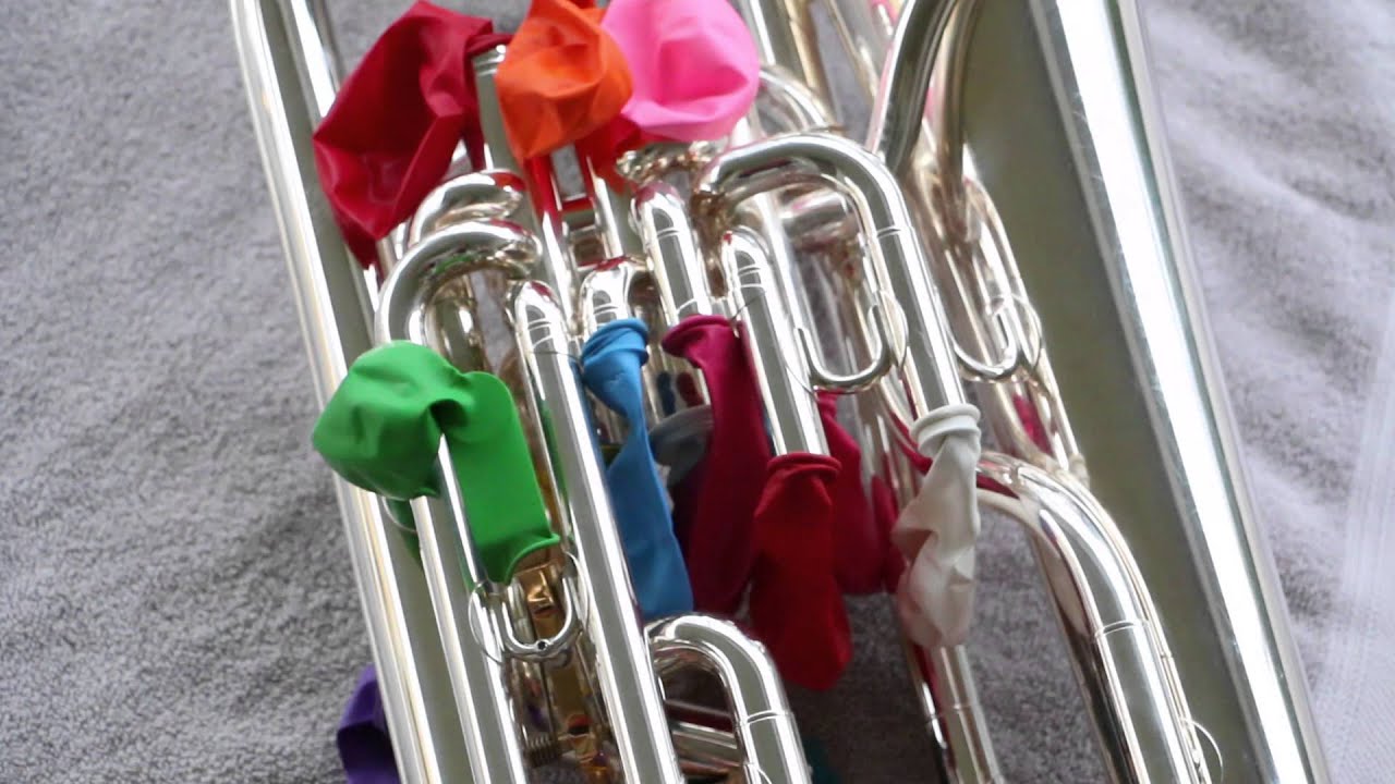 How to Clean a Brass Instrument (with balloons!)