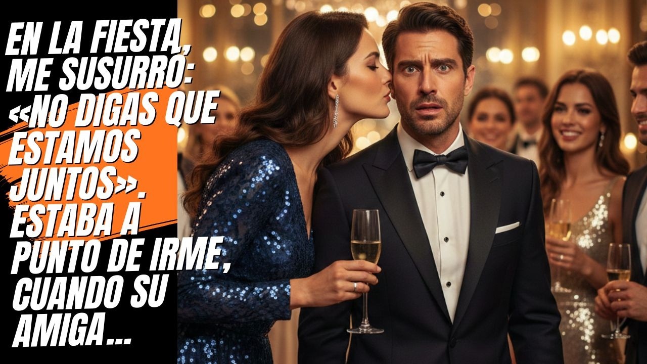 No digas que estamos juntos —susurró. No dije nada, pero su amiga sí.
