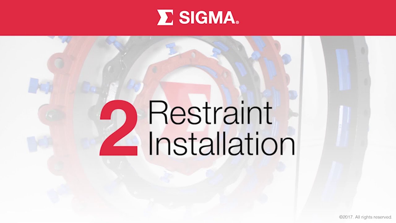 Wedge Action Restraint Installation