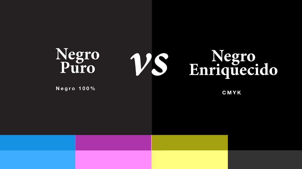 🔮 Todo lo que hay que saber del  negro puro y compuesto