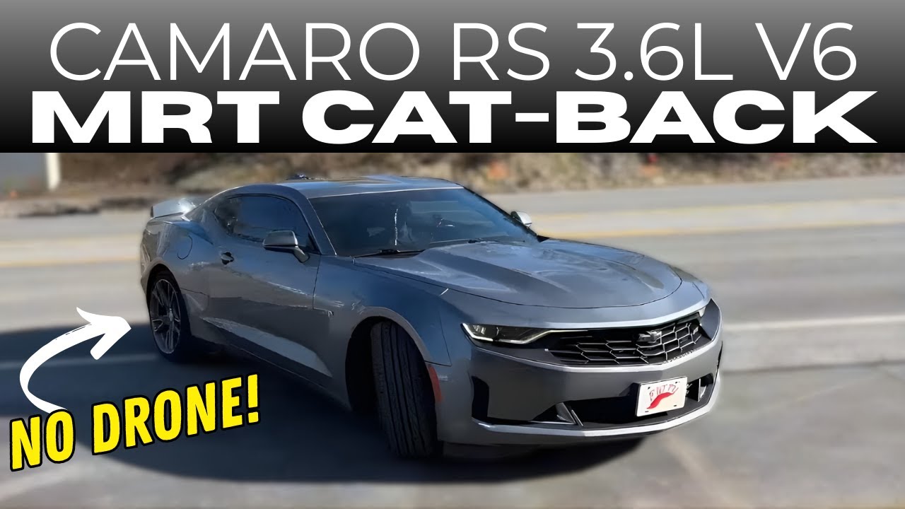 Chevrolet Camaro RS 3.6L V6 2019 года с MRT Cat-Back! Без дрона!