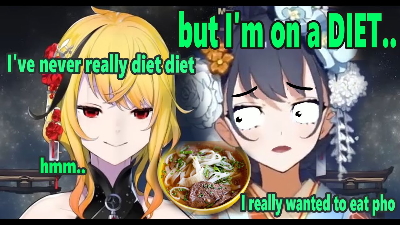 Kronii told Kaela about her diet but the conversation became more and more 