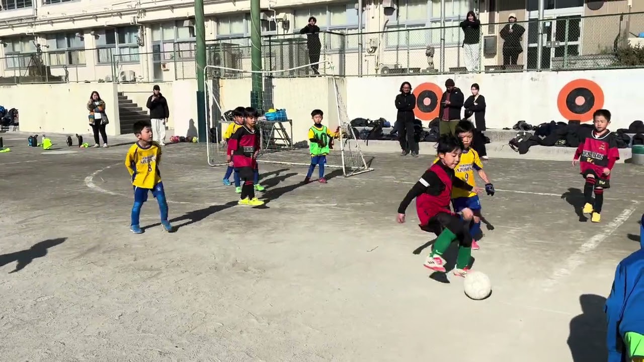 【フットサルリーグ練習試合】前半 VS 横浜キッズU7U8 20260117